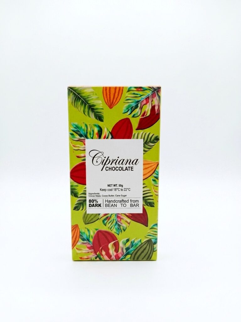 Cipriana Chocolate 80% Dark 50g