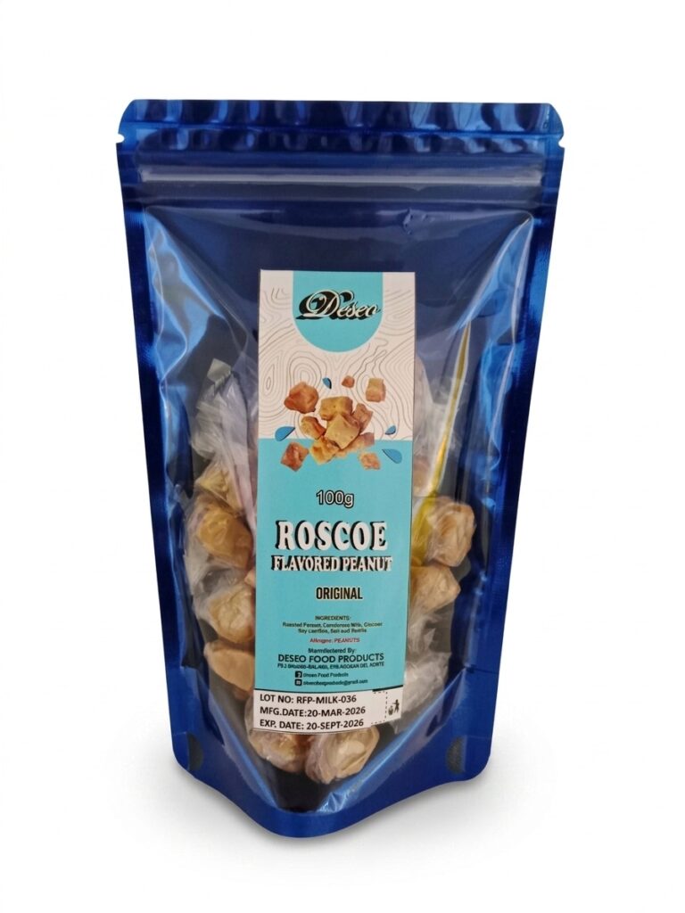 Deseo Roscoe Flavored Peanut-Original 100g