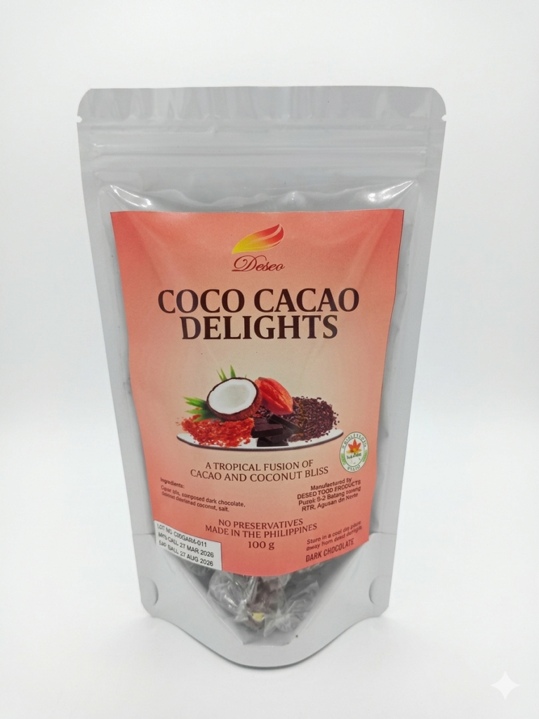 Deseo Coco Cacao Delights-Dark 100g
